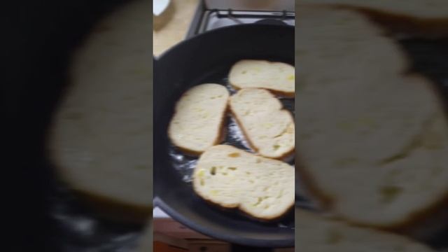 Сладкие хлебные тосты #cooking смотреть онлайн