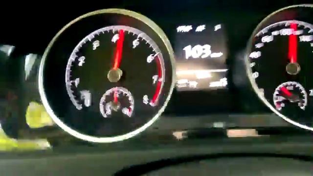 Golf 1.4 TSI 140 HP 0-100 Km/h Acceleration