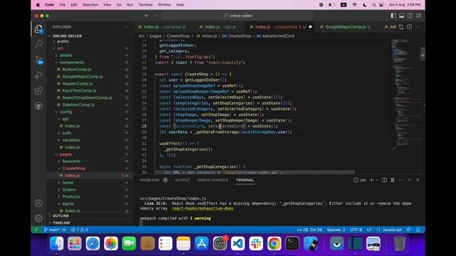 E-Commerce Web APP | Geocoding using react google maps | Getting Shop Address from map | Part 12 смотреть онлайн