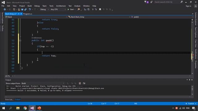 21 Peek في Stack بلغة السي شارب смотреть онлайн