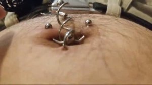 Male Belly Button Piercing