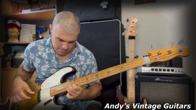 1950s Fender Precision Bass - 1954 vs 1958 - Andy's Vintage Guitars смотреть онлайн