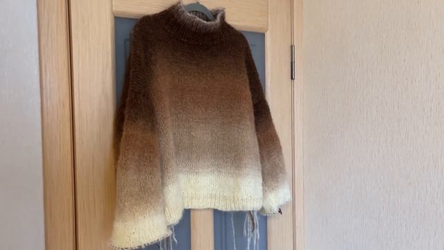 Свитер из пряжи YarnArt Bellissimo с эффектом деграде. История одной вещи. Обзор пряжи смотреть онлайн