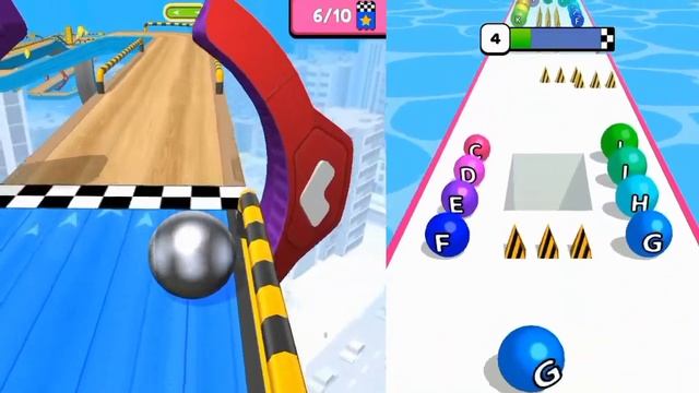 actio ball game vs az run ball game / mobile game / 2048 game /action ball run gameplay @avoka game смотреть онлайн