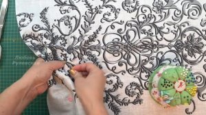 Из старых полотенец сшила нужную вещь Коврик для посуды на кухню