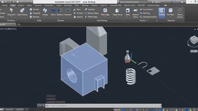 02 Aula - Autocad 2015 3D - Curso Completo смотреть онлайн