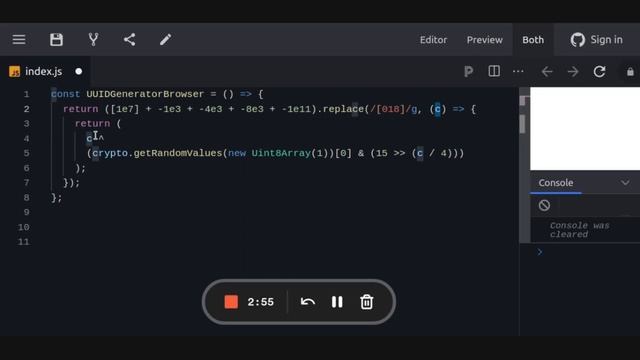 Ep 7: Generate UUID in browser || 9 useful code snippets for everyday JavaScript development смотреть онлайн