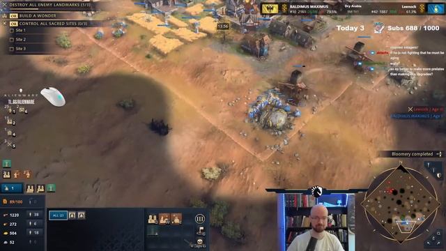 Dealing with Mongol tower rush with HRE [vs Leenock] смотреть онлайн
