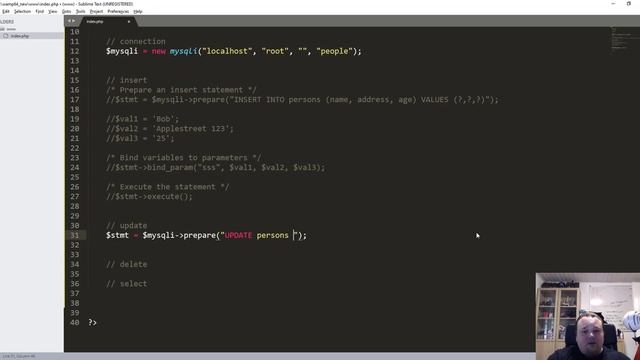 Simple PHP full CRUD using MYSQLi смотреть онлайн
