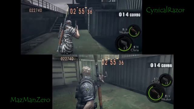 Resident Evil 5 - Mercenaries (Split Screen) - SS Rank - Ship Deck (Part 1) смотреть онлайн