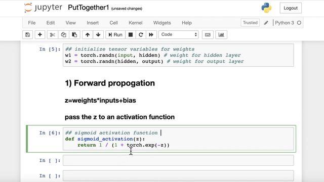 PyTorch for Deep Learning with Python Bootcamp | 32 | Bringing Backpropagation and ANN Together смотреть онлайн