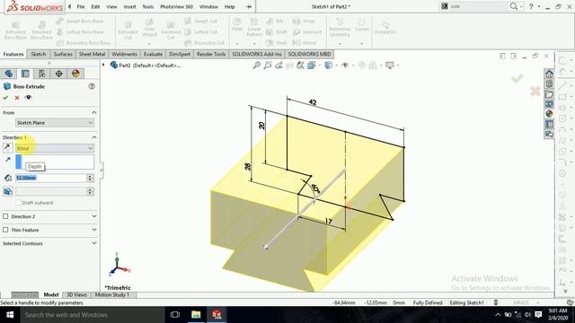 #Solidworks tutorials| Sketch bench Vise in Solidworks| Solidworks |Part 3 смотреть онлайн