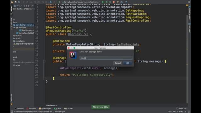 Spring Boot with Spring Kafka Producer Example | Tech Primers смотреть онлайн