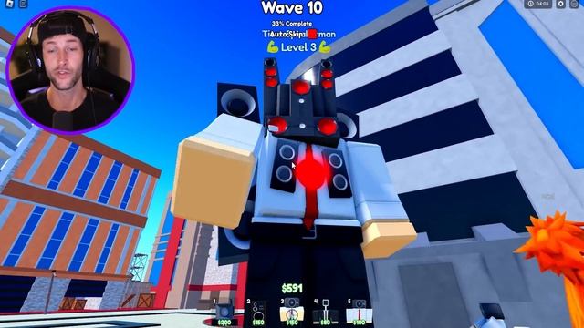 ROBLOX SKIBIDI TOILET TOWER DEFENSE! смотреть онлайн