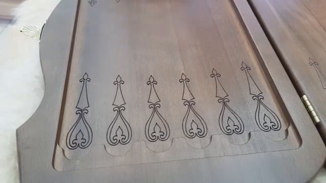 Нарды резные "Роза ветров" (дуб) малые арт.6633 в магазине КавказСувенир.ру смотреть онлайн