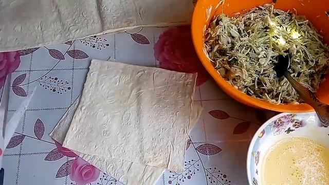 ТРУБОЧКИ с КАПУСТОЙ в ЛАВАШЕ ( обалденные !!!) смотреть онлайн