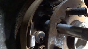 Chery Tiggo замена заднего ступичного подшипника и колодок