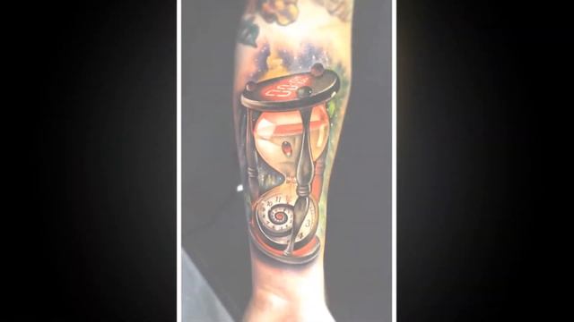 Hourglass tattoo ideas - 3D color tattoos смотреть онлайн