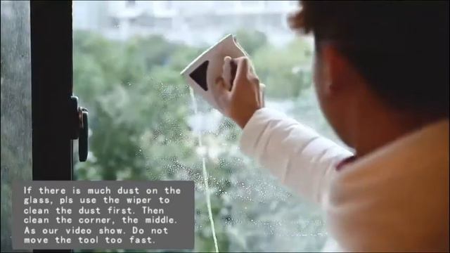 Магнитная щетка для мытья окон WinClean смотреть онлайн