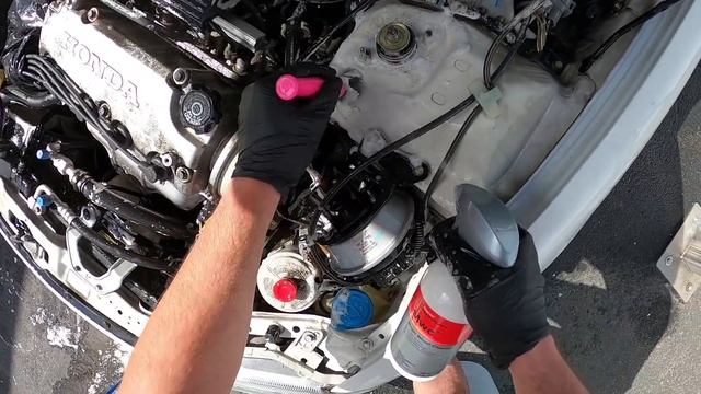 FILTHY Engine Bay Detail on a 200k Mile Honda Civic | Start to Finish смотреть онлайн