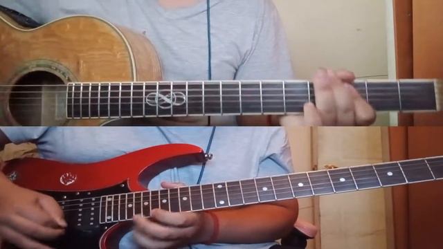 Radiohead - Paranoid Android (Jonny Greenwood - Thom Yorke Guitar Cover HD) смотреть онлайн