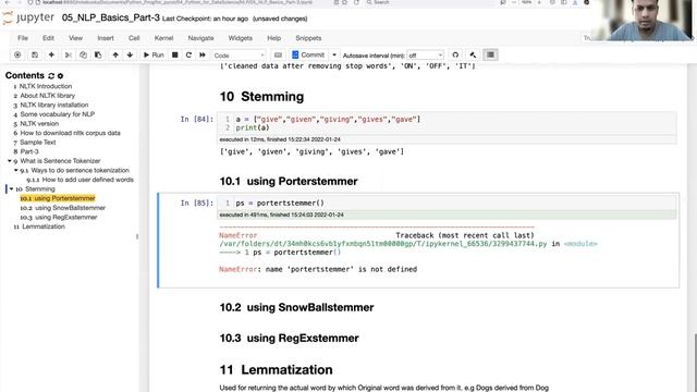 Natural Language Processing Tutorial Part-3 | PyCSR | Learn Python Online with Pankaj Soni смотреть онлайн