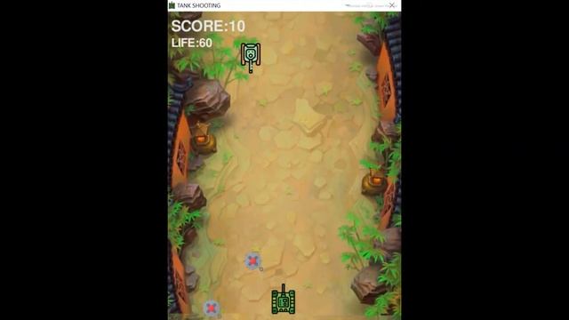 TANK SHOOTING GAME - made with python. смотреть онлайн