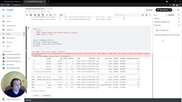 Kaggle курсы на русском - Введение в SQL - 2 урок смотреть онлайн