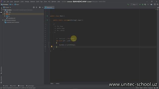 12 - Java Dasturlash. Sikllar. For sikli смотреть онлайн