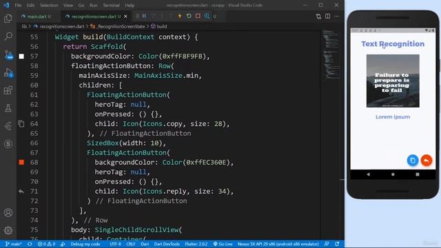 Make Image to Text Recognition App Using Flutter | Flutter App 4 | Backslash Code смотреть онлайн