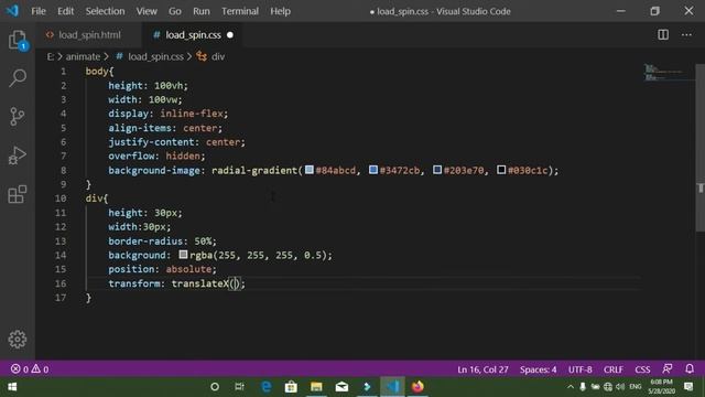 How to Create Loading Spinner With CSS and HTML | CSSTRICK смотреть онлайн