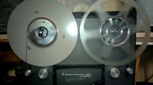 Электроника 004 переделана на 38 скорость Катушечная дека Магнитофон tape recorder