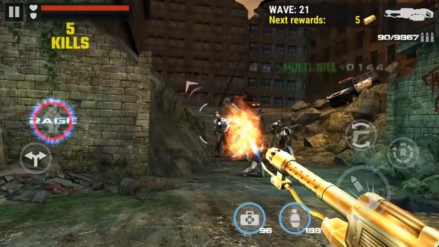 DEAD TARGET: Zombie || ALL GOLDEN GUNS 「Android Gameplay」