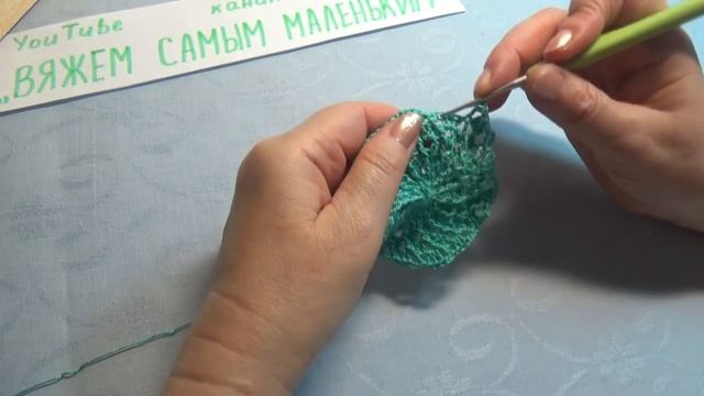 Вязание крючком шапочка с цветочком #164 смотреть онлайн