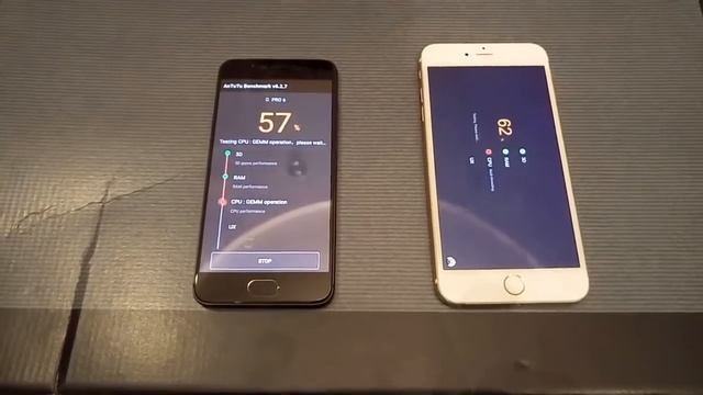 Обзор MEIZU PRO 6 VS IPHONE 6 !!! 2017 смотреть онлайн
