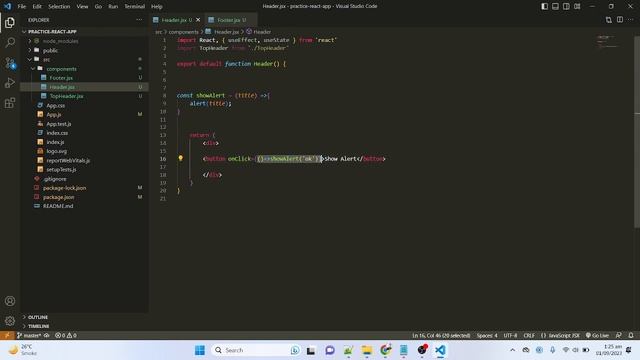 (#8) Event handling in React JS | React Onclick Event | React Events Examples | React Event Listene смотреть онлайн
