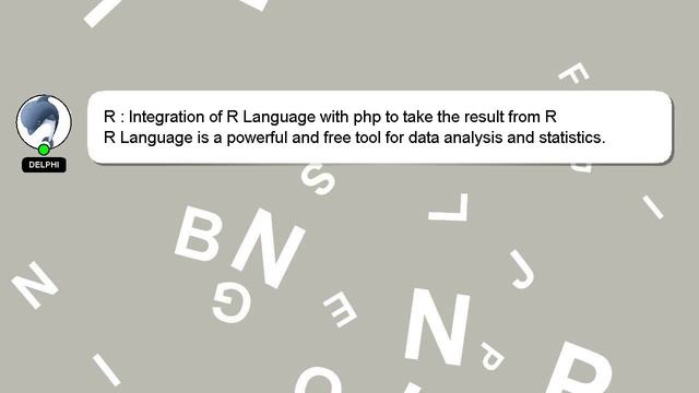 R : Integration of R Language with php to take the result from R смотреть онлайн