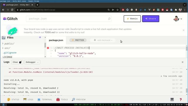 Deploy Express JS to Glitch.com in 3 minutes смотреть онлайн