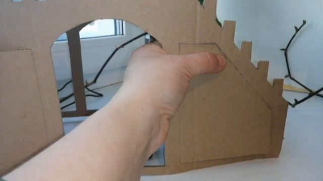 Поделка домики из картона