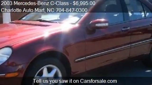 2003 Mercedes-Benz C-Class C240 Sedan for sale in Matthews, смотреть онлайн