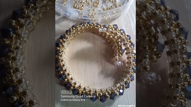 DIY бисероплитение / творчество доступное детям / браслет#1 смотреть онлайн