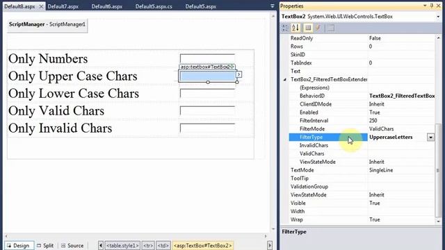 Filtered Text Box Extender Control | ajax control tool kit смотреть онлайн