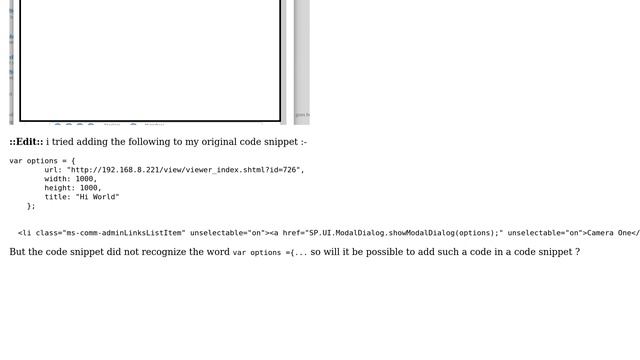 Sharepoint: Adding a cusotm title for javascript:SP.UI.ModalDialog.OpenPopUpPage смотреть онлайн