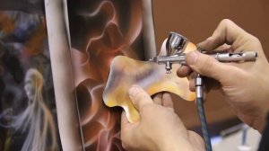 Как нарисовать реалистичный огонь. Уроки по аэрографии. Дмитрий Осокин - Аэрография.