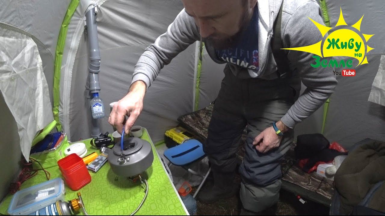 Рыбалка на Налима. С Ночёвкой. Донки Крокодил на Налима Оснастил. смотреть онлайн