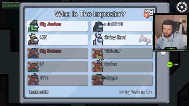 Playing Among Us With -9000 IQ Players! (Among Us) смотреть онлайн