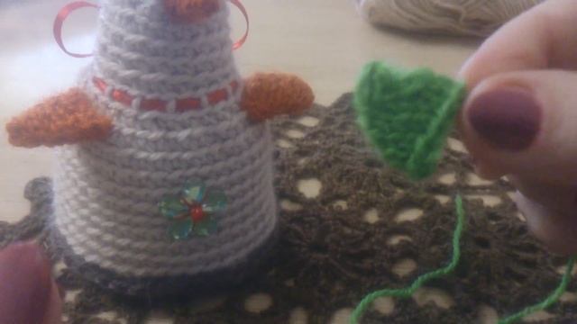 Вяжем курочку к Новому году или Пасхе))) смотреть онлайн