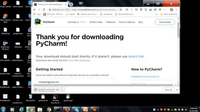 How to Download and Install Pycharm IDE смотреть онлайн
