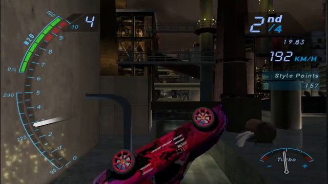 Drag racing on the Mazda RX 7 in Need for Speed Underground смотреть онлайн