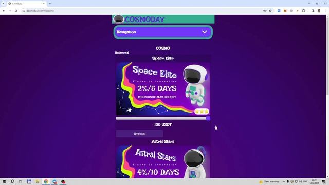 ? COSMODAY ? обзор проекта для заработка в интернете 2024 смотреть онлайн